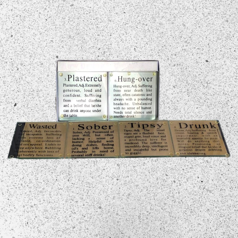How Drunk? Coaster Set - Picture 4 of 4